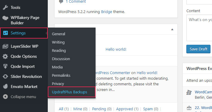Backup Your WordPress Website