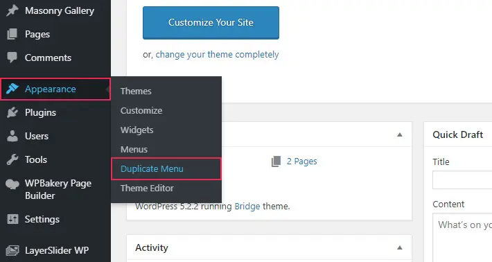 How to Duplicate a Menu in WordPress