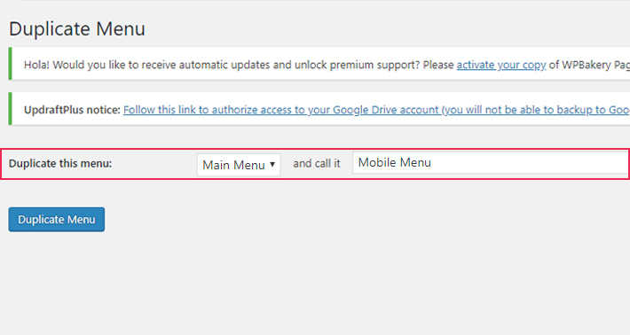 How to Duplicate a Menu in WordPress