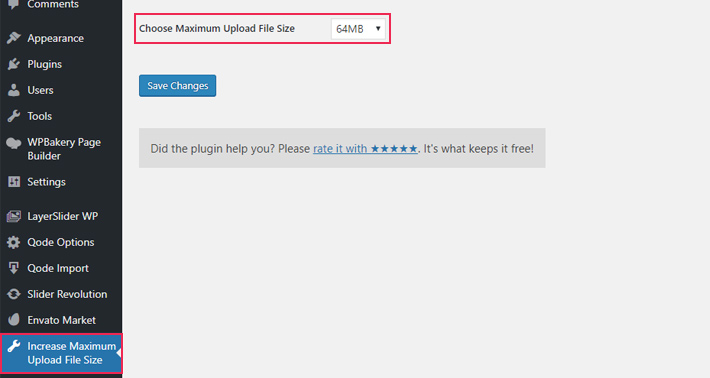 Increase the Maximum File Upload Size