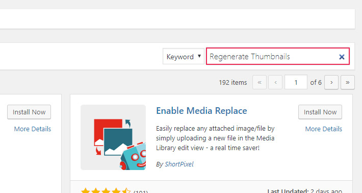 Regenerate Thumbnails in WordPress