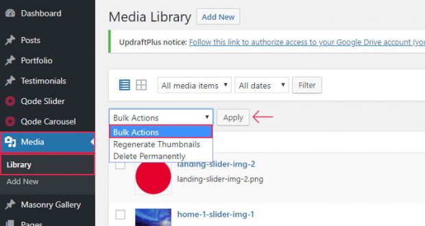 How To Regenerate Thumbnails In WordPress - Qode Interactive