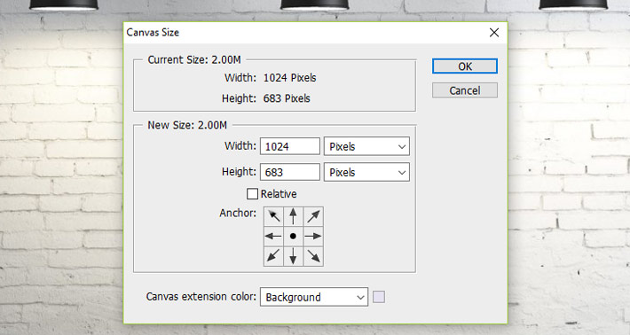 Change the Canvas Size in Photoshop