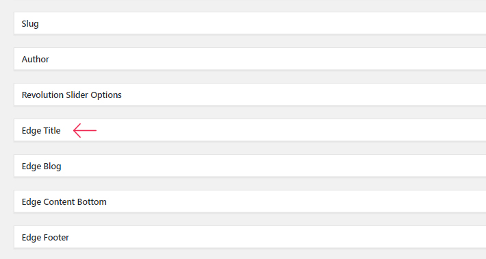 Qode Themes Title Area Page Settings