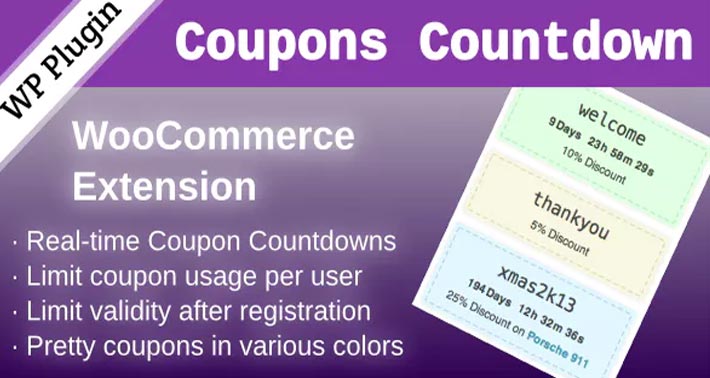 WooCommerce Coupons Countdown Plugin