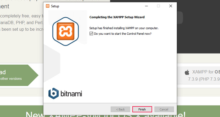 xampp install mysql not working