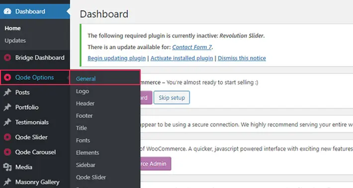 Qode Options General