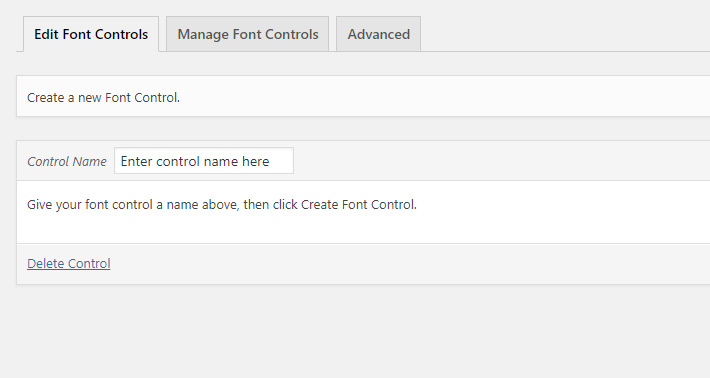 Create a Font Control