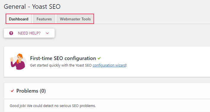 General Yoast Settings