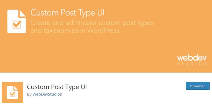 Custom Post Type UI