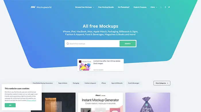 Mockup Generator No Watermark - Free Mockups | PSD Template | Design Assets