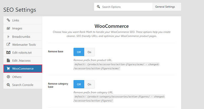 Rank Math WooCommerce