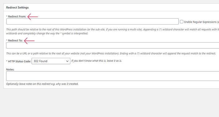 Safe Redirect Manager Settings