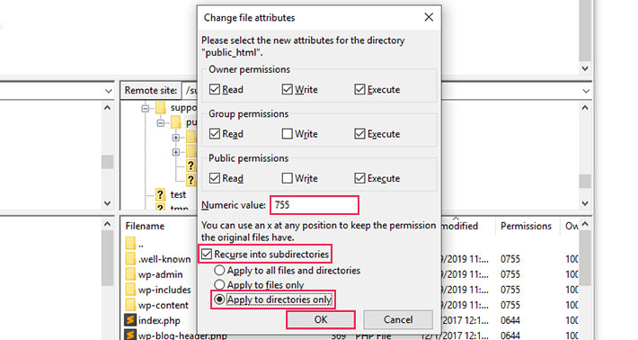 Change file attributes