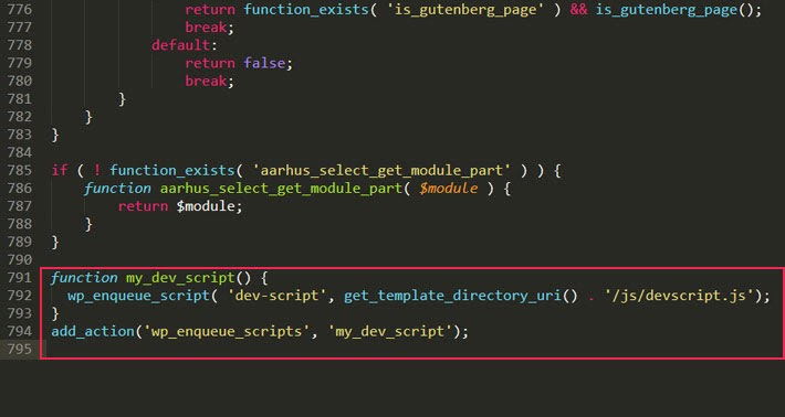 wordpress wp enqueue script child theme