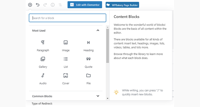 Gutenberg Content Blocks
