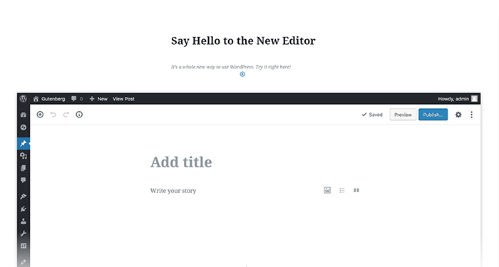 Gutenberg Editor