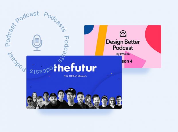 Inspiring Design Podcasts to Listen to While You Work list