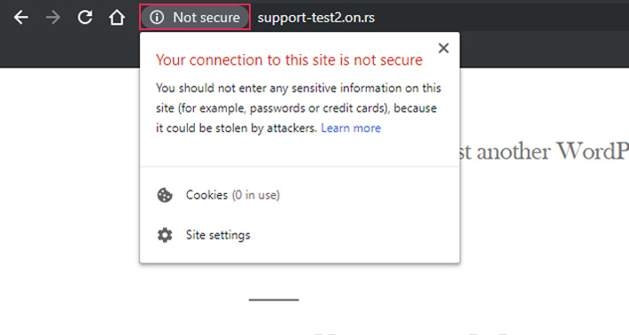 Not Secure