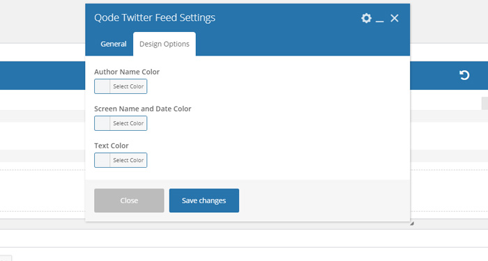 Qode Twitter Feed SC Design Options