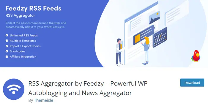 RSS Aggregator by Feedzy Plugin