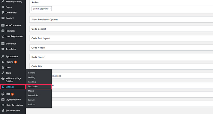 Settings Discussion