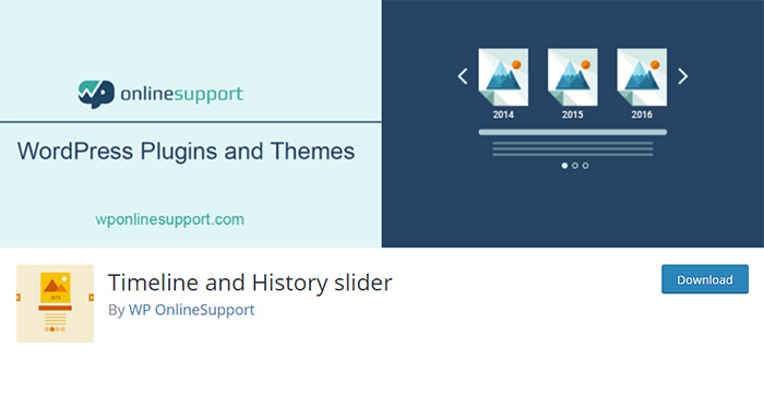 Timeline and History Slider