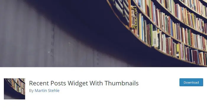 Recent Posts Widget With Thumbnails