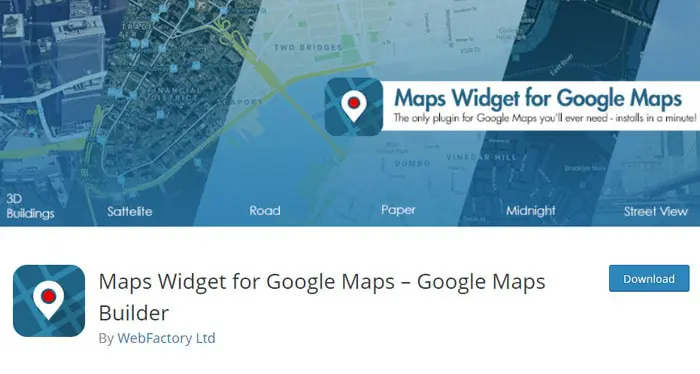 Maps Widget for Google Maps