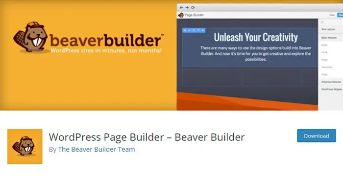 Beaver Builder WordPress page builder