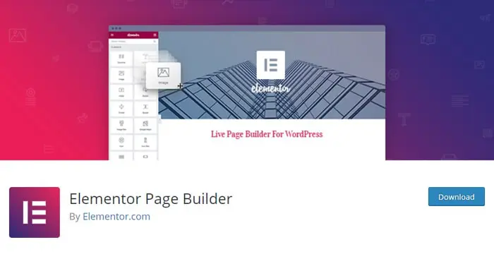 Elementor WordPress page builders