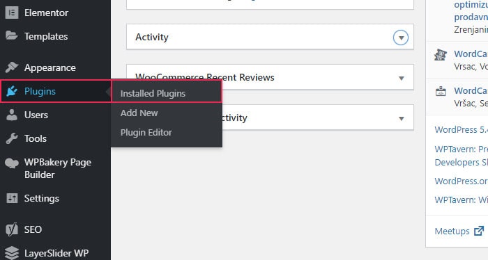 Installed Plugins