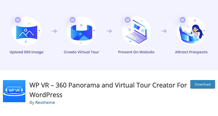 WP VR – 360 Panorama and Virtual Tour Creator For WordPress