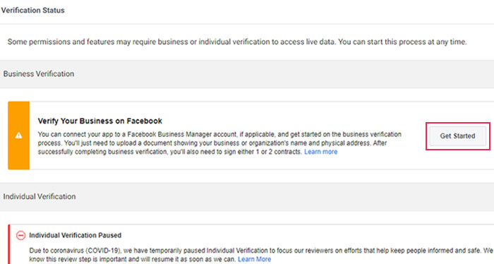 Verify Your Business on Facebook