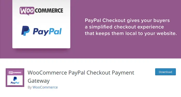 WooCommerce PayPal Checkout Payment Gateway