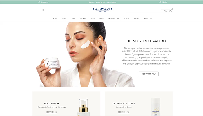 Blulab for Erbolario - Creation of websites and eCommerce for cosmetics