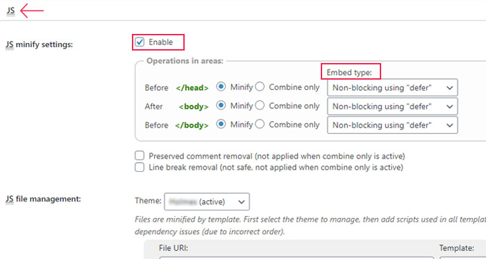 Choose your embed type