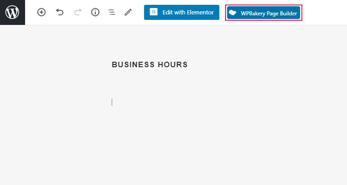 Edit with WPBakery Page Builder