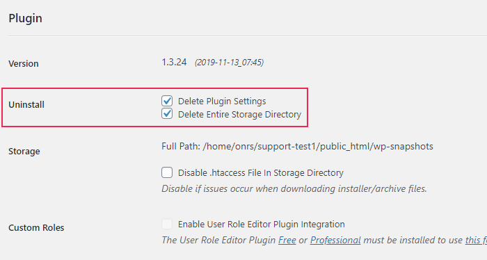 Delete Entire Storage Directory