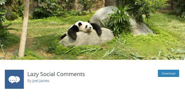 Lazy Social Comments