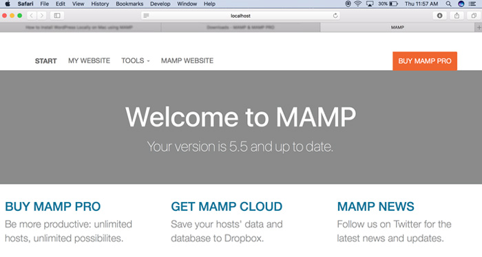 Mamp Dropbox