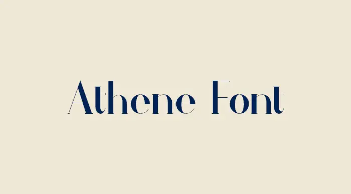 Athene Font