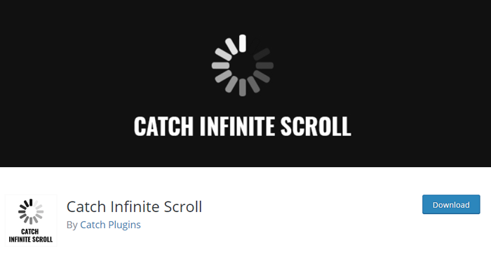 Catch Infinite Scroll