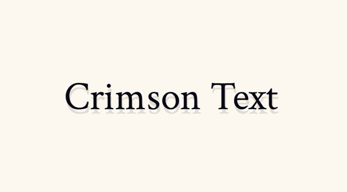 Crimson Text