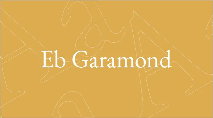 EB Garamond