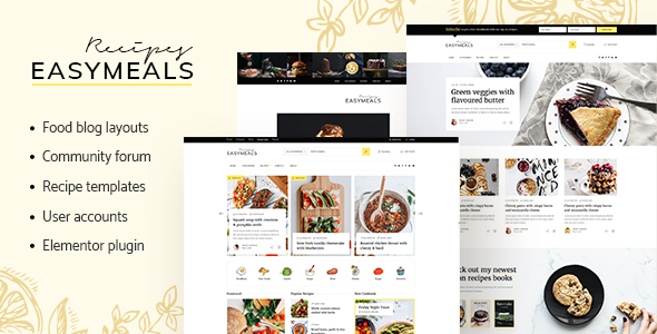 EasyMeals WordPress Theme