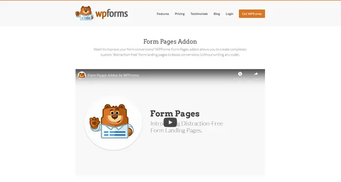 Form Pages by WPForms