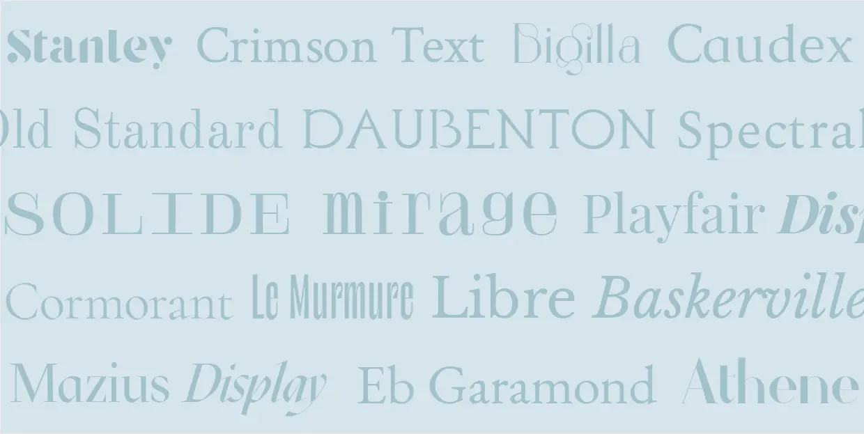 elegant fonts