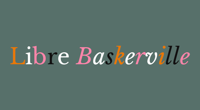 Libre Baskerville