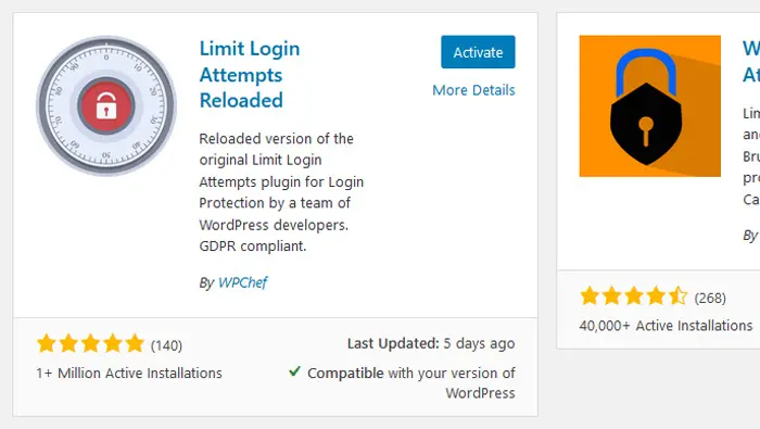 how to unblock limit login attempts in wordpress